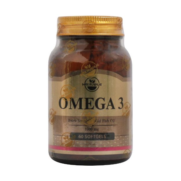 کپسول ژلاتینی امگا 3 مکس اونیو 60 عدد - Max Avenue Omega 3 60 caps