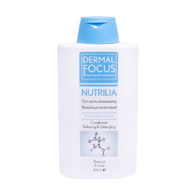 کرم نرم کننده موی نوتریلیا درمال فوکوس حاوی کلاژن 200 میلی لیتر - Dermal Focus Nutrilia Conditioner 200 ml