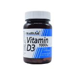 قرص ویتامین D3 1000 واحد هلث اید 30 عدد - Health Aid Vitamin D3 1000IU 30 Tabs