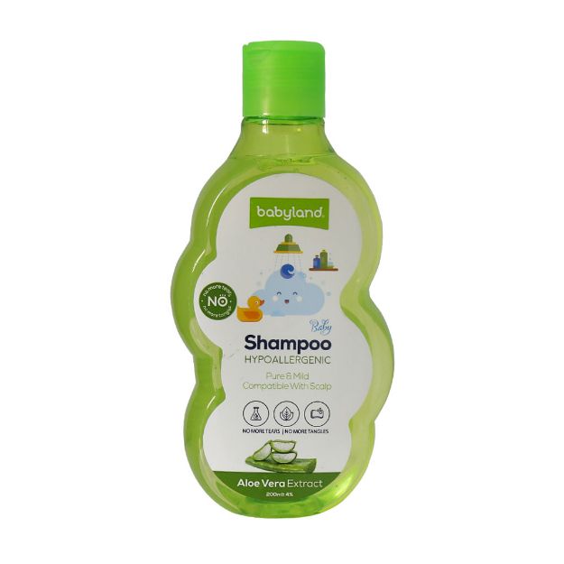 شامپو بچه حاوی عصاره آلوئه ورا بیبی لند 200 میلی لیتر - Babyland Aloe vera Extract Baby Shampoo 200 ml