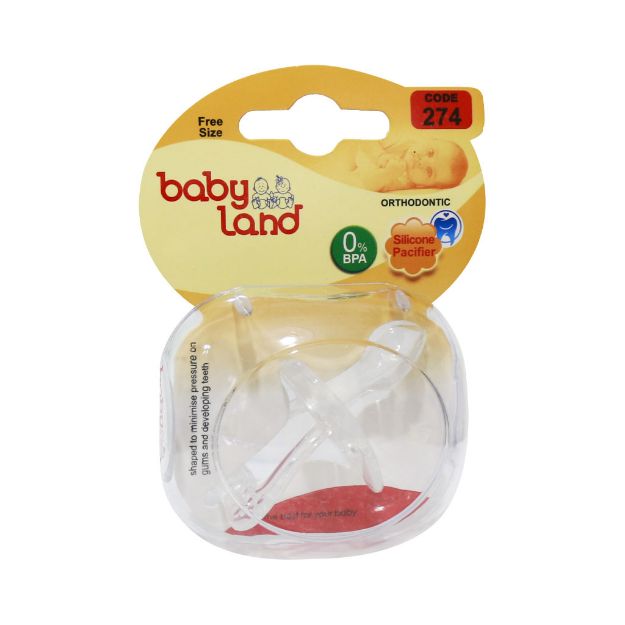 پستانک ارتودنسی کودک بیبی لند کد 274 - Baby Land Orthodontic Pacifier Code 274