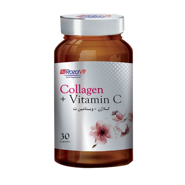 کپسول کلاژن و ویتامین C رزاویت 30 عدد - Rozavit Collagen And Vitamin C 30 Capsules