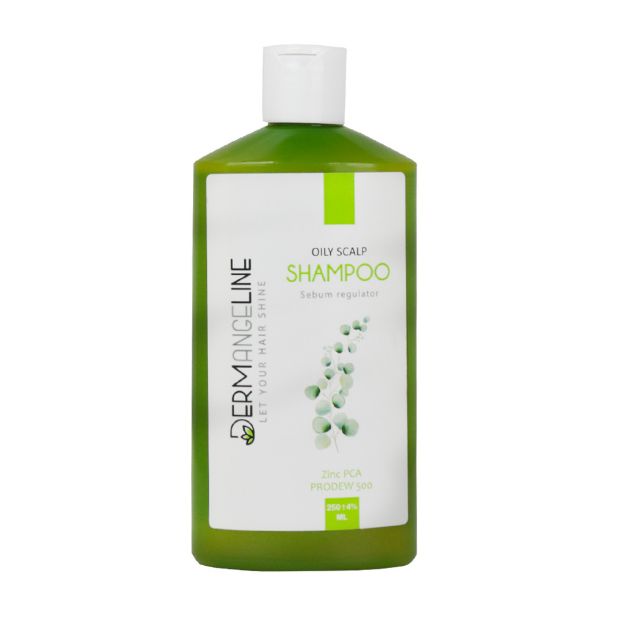 شامپو مناسب کف سر چرب درم انجلین 250 میلی لیتر - Dermangeline Oily Scalp Shampoo 250 ml