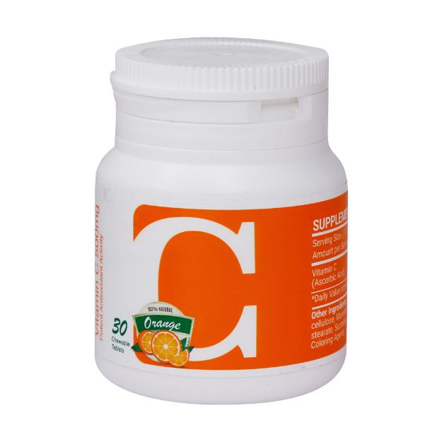 قرص جویدنی ویتامین C 500 میلی گرم نوتری پاد 30 عدد - Nutri Pad Vitamin C 500 mg 30 30 Chewable Tablets