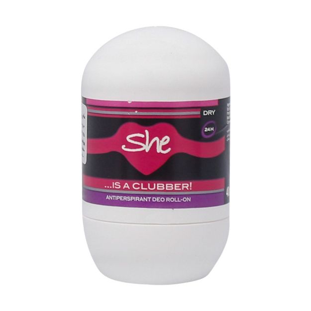 رول ضد تعریق زنانه کلابر شی 40 میلی لیتر - She Clubber Antiperspirant Deo Roll 40 ml