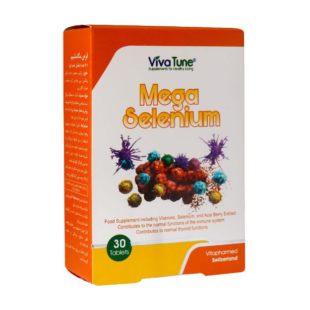 قرص مگا سلنیوم ویواتیون 30 عدد - Vivatune Mega Selenium 30 Tablets