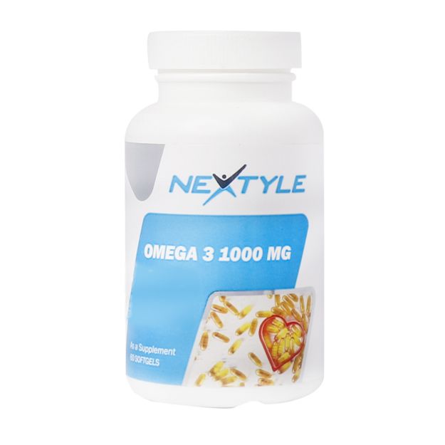 سافت ژل امگا 3 1000 میلی گرم نکستایل 60 عدد - Nextyle Omega 3 1000 Mg 60 Softgels