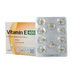 کپسول ژلاتینی ویتامین E 400 واحد آریا دارو 50 عدد - Arya Daru Vitamin E 400 IU 50 Softgels