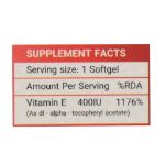 کپسول ژلاتینی ویتامین E 400 واحد آریا دارو 50 عدد - Arya Daru Vitamin E 400 IU 50 Softgels