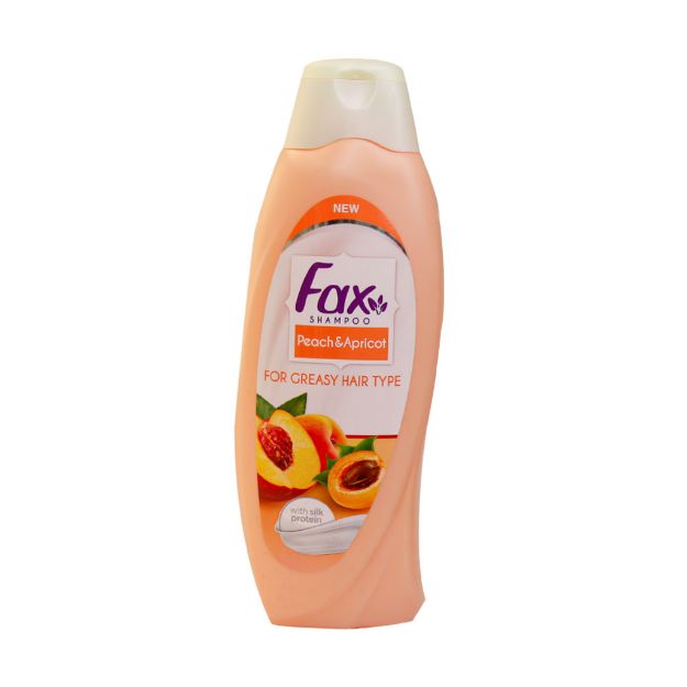 شامپو فاکس حاوی عصاره هلو و زرد آلو مناسب موهای چرب - Fax Shampoo for Greasy Hair with Peach and Apricot Extracts