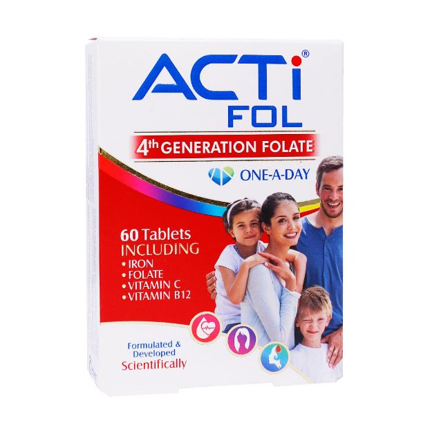 قرص اکتی فول ابیان دارو 60 عدد - Abian Daru Actifol 60 Tabs