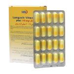 کپسول ویتامین C و زینک (۱۰ میلی گرم) یوروویتال ۶۰ عدد - EuRho Vital Langzeit Vitamin C plus Zink 10mg 60 Caps