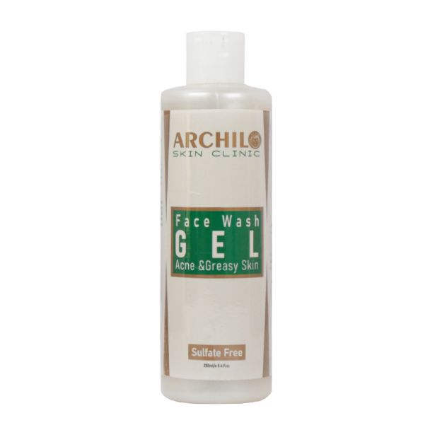 ژل شستشوی صورت آرچیلو مناسب پوست چرب و جوش دار 285 میلی لیتر - Archilo Face Wash Gel Acne And Greasy Skin 285 ml