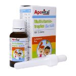 قطره مولتی ویتامین فور کیدز آپوویتال 30 میلی لیتر - Apovital Multivitamin for Kids 30 ml