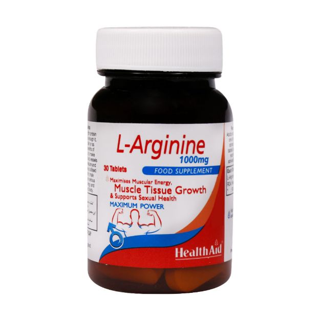 قرص ال آرژنین 1000 میلی گرم هلث اید - Health Aid L Arginine 1000 mg