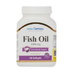 سافت ژل روغن ماهی 1000 میلی گرم نیوسنتری 60 عدد - New Century Fish Oil 1000 Mg 60 Softgels