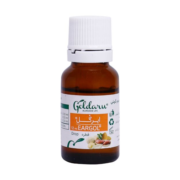 قطره گوش ایرگل گل دارو 12 میلی لیتر - Goldaru Eargol Drop 12 ml