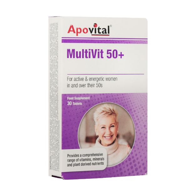 قرص مولتی ویت بالای 50 سال آپوویتال 30 عدد - Apovital Multivit Up 50 Years 30 Tabs