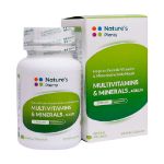 کپسول مولتی ویتامین مینرال نیچرز پلنتی مخصوص بزرگسالان 60 عدد - Natures Plenty Multivitamin and Mineral 60 capsules