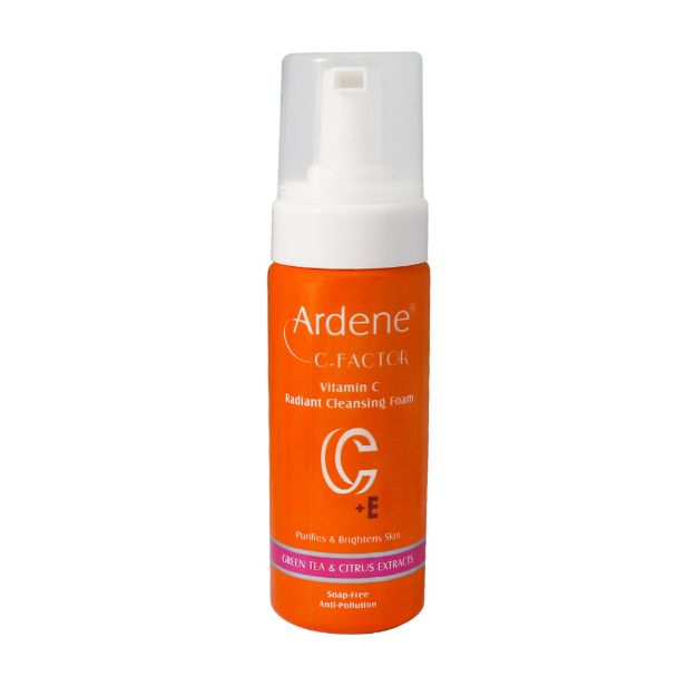 فوم شوینده و شفاف کننده صورت سی فکتور آردن حاوی ویتامین C حجم 150 گرم - Arden Vitamin C Radiant Cleansing Foam 150 g