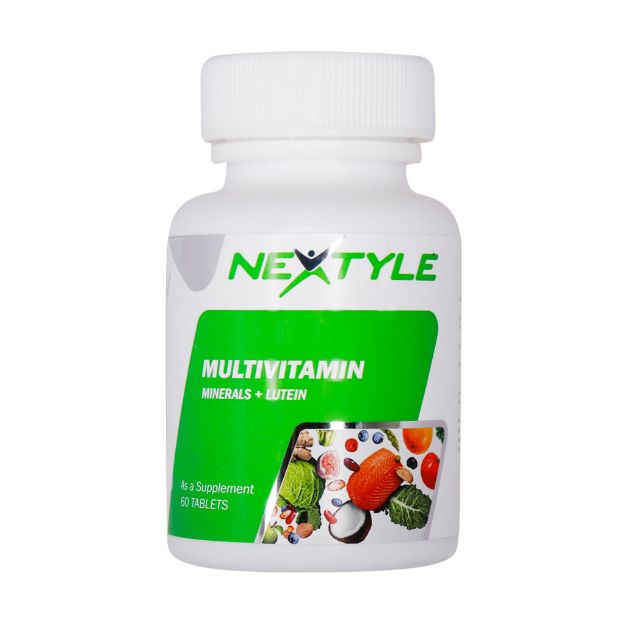 قرص مولتی ویتامین پلاس لوتئین نکستایل 60 عدد - Nextyle Multi Vitamin Plus Lutein 60 Tablets