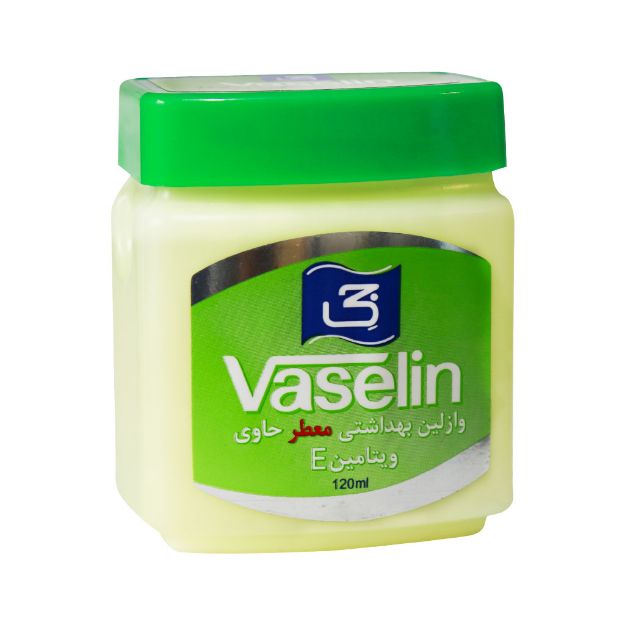 وازلین بهداشتی معطر جی حاوی ویتامین E حجم 120 میلی لیتر - Jey Hygenic Scented Vaseline With Vitamin E 120 ml