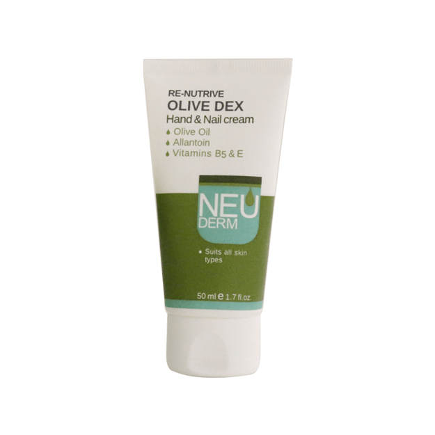 کرم دست و ناخن رینوتریو اولیو دکس نئودرم ۵۰ میلی لیتر - Neuderm Olivedex Nail And Hand Cream 50 ml