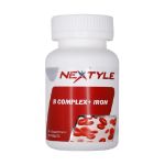 قرص ب کمپلکس پلاس آهن نکستایل 60 عدد - Nextyle B Complex Plus Iron 60 Tabs