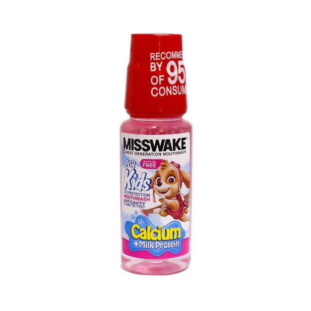 دهانشویه کودکان حاوی کلسیم و پروتئین شیر میسویک 200 میلی لیتر - Misswake Calcium And Milk Protein For Kids 200 Ml