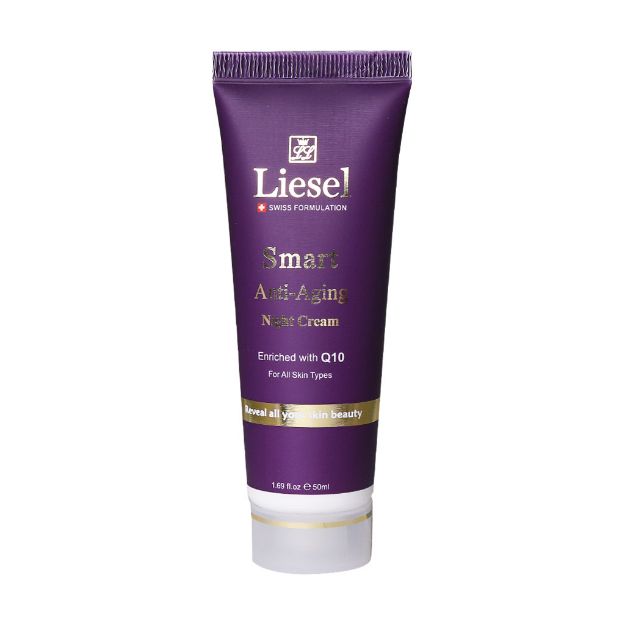 کرم بازسازی کننده و ضدچروک شب لایسل 50 میلی لیتر - Liesel Smart Anti Aging Day Cream For Night 50 ml