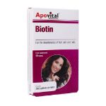 قرص بیوتین 2500 میکروگرم آپوویتال 30 عدد - Apovital Biotin 2500 mcg 30 Tabs