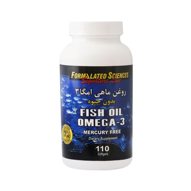 کپسول روغن ماهی امگا 3 فرمولیتد ساینسز بدون جیوه - formalated Sciences Omega 3 Fish Oil Soft Gels