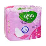 نوار بهداشتی مسافرتی ضخیم مشبک مولپد سایز بزرگ 8 عدد - Molped Large Maxi Dry Pads 8 Pcs