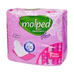 نوار بهداشتی مسافرتی ضخیم مشبک مولپد سایز بزرگ 8 عدد - Molped Large Maxi Dry Pads 8 Pcs