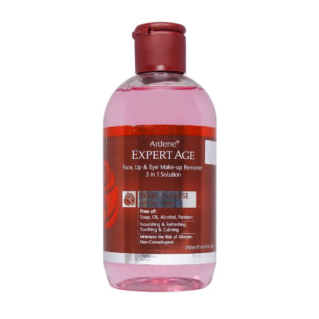 مایع پاک کننده آرایش چشم لب و صورت اکسپرتیج آردن 250 میلی ‌لیتر - Ardene Expert AGE Face Lip & Eye Makeup Remover Solution 250 ml