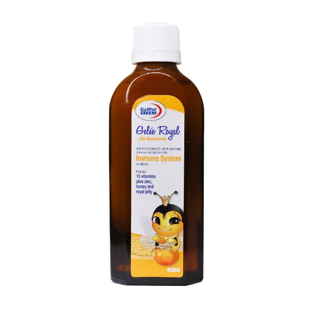 شربت ژل رویال پلاس مولتی ویتامین یوروویتال 200 میلی لیتر - Eurho Vital Royal Jelly Plus Multivitamin Syrup 200 ml