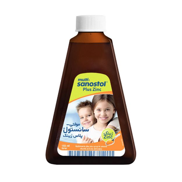 شربت مولتی سانستول پلاس زینک 155 میلی لیتر - Multi sanostol plus zinc syrup 155 ml