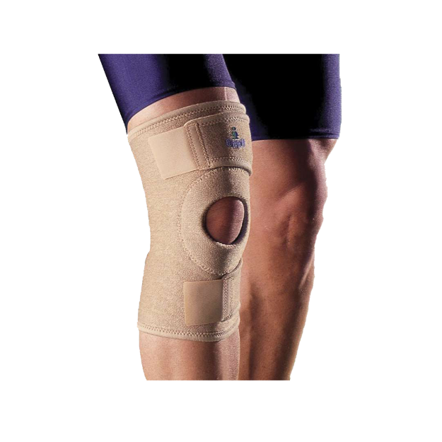 زانو بند نئوپرن کشکک باز قابل تنظیم اپو تک سایز کد ۱۰۲۴ - Oppo Knee Support Neoprene Free Size Code 1024