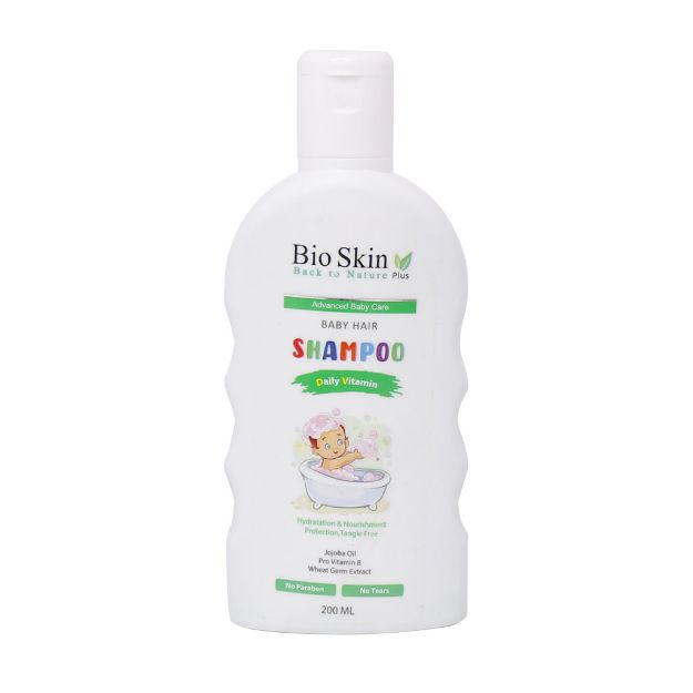 شامپو سر ویتامینه کودک بایو اسکین پلاس 200 میلی لیتر - Bio Skin Plus Daily Vitamin Baby Shampoo 200 ml