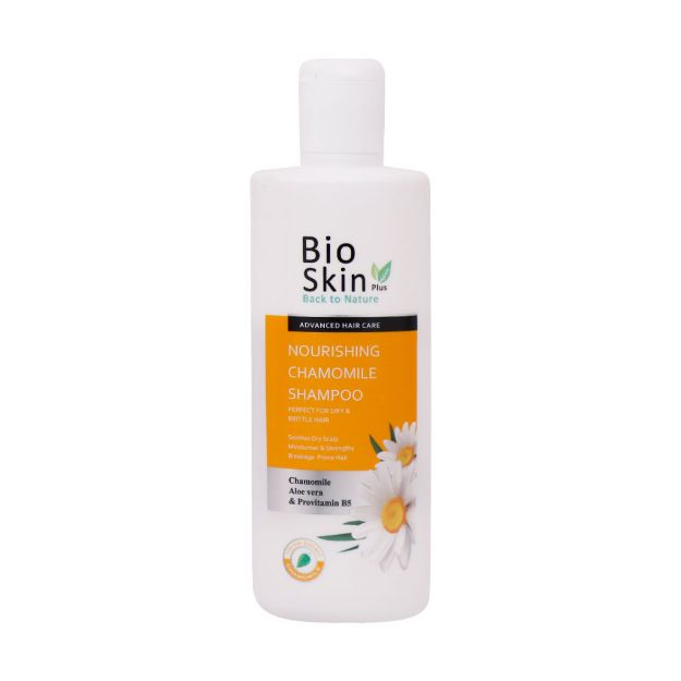 شامپو بابونه موهای خشک بایو اسکین پلاس 200 میلی لیتر - Bio Skin Plus Nourishing Chamomile Shampoo 200 ml