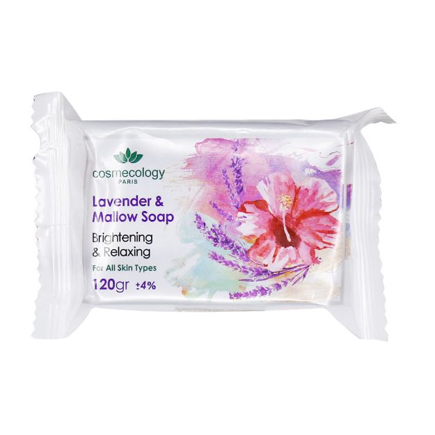 صابون لوندر و گل ختمی کاسمکولوژی 120 گرم - Cosmecology Lavender And Mallow Soap 120 g