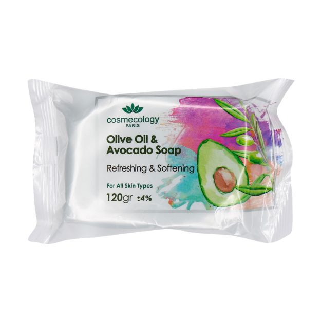 صابون آووکادو و زیتون کاسمکولوژی مناسب انواع پوست 120 گرم - Cosmecology Olive and Avocado Soap For All Skin Types 120 g