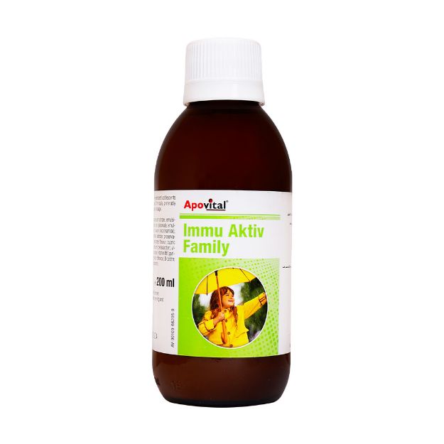 شربت ایمو اکتیو فمیلی آپوویتال 200 میلی لیتر - Apovital Immu Aktiv Family Syrup 200 ml