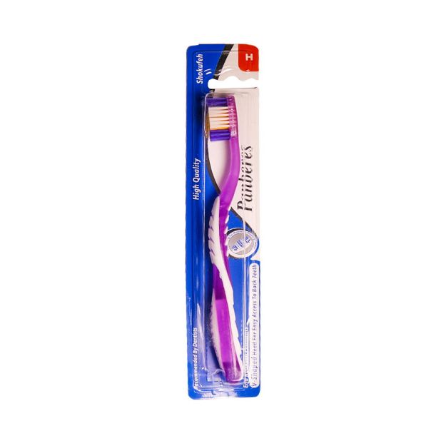 مسواک پنبه ریز مدل شکوفه با برس زبر مناسب بزرگسالان - Panberes Model Shokufeh Hard Toothbrush For Adults