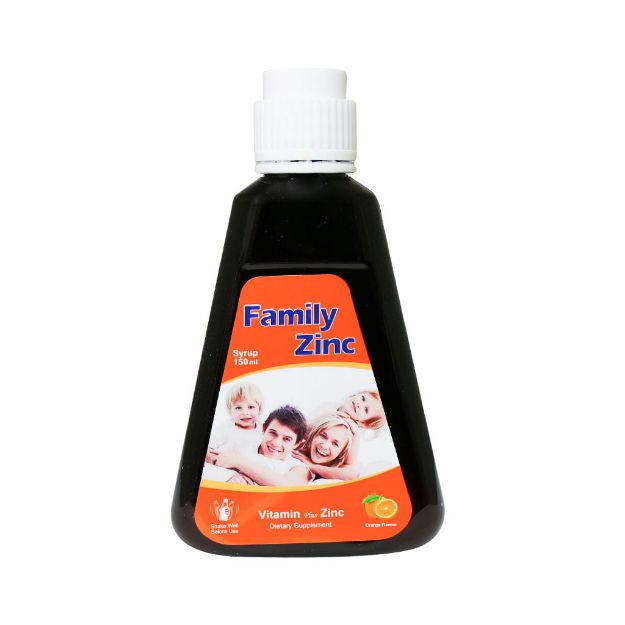 شربت فامیلی زینک هگمتان داروی غرب 150 میلی لیتر - Hegmatan Daru Gharb Family Zinc Syrup 150 ml