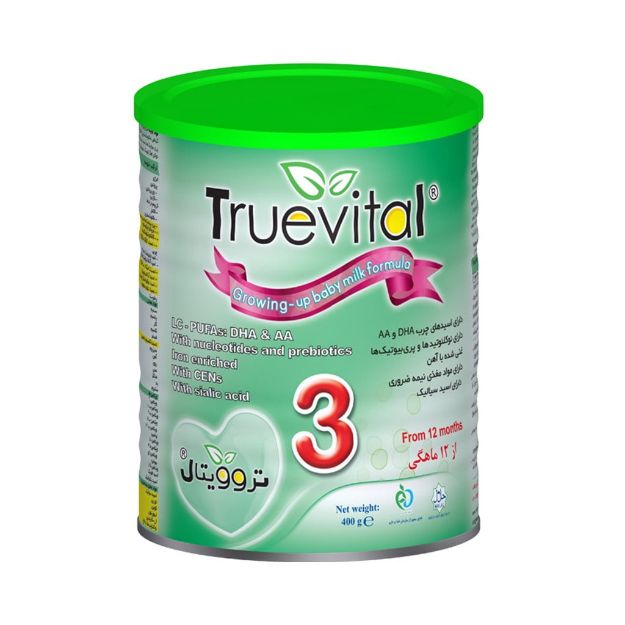 شیر خشک تروویتال ۳ از ۱۲ ماهگی به بعد ۴۰۰ گرم - Truevital 3 Milk Powder 400 g