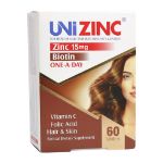 قرص یونی زینک - Abian Darou - Uni Zinc Tablets 60 Tabs