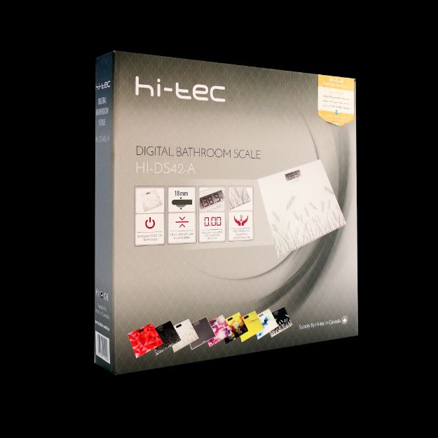 ترازوی خانگی دیجیتال هایتک مدل HI-DS42-L - HI-Tec Glass Bathroom Scale Model HI-DS42-L