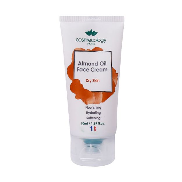 کرم مغذی و نرم کننده صورت کاسموکولوژی حاوی روغن بادام 50 میلی لیتر - Cosmecology Almond Oil Face Cream 50 ml