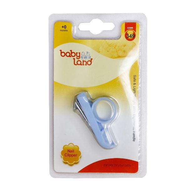 ناخن گیر نوزاد بیبی لند کد 349 با گیره مخصوص - Baby land Nail Clipper code 349